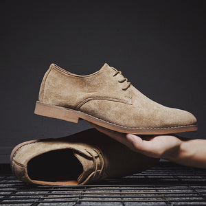 Oliver® Heren veterschoenen suede Oxford Bruiloft