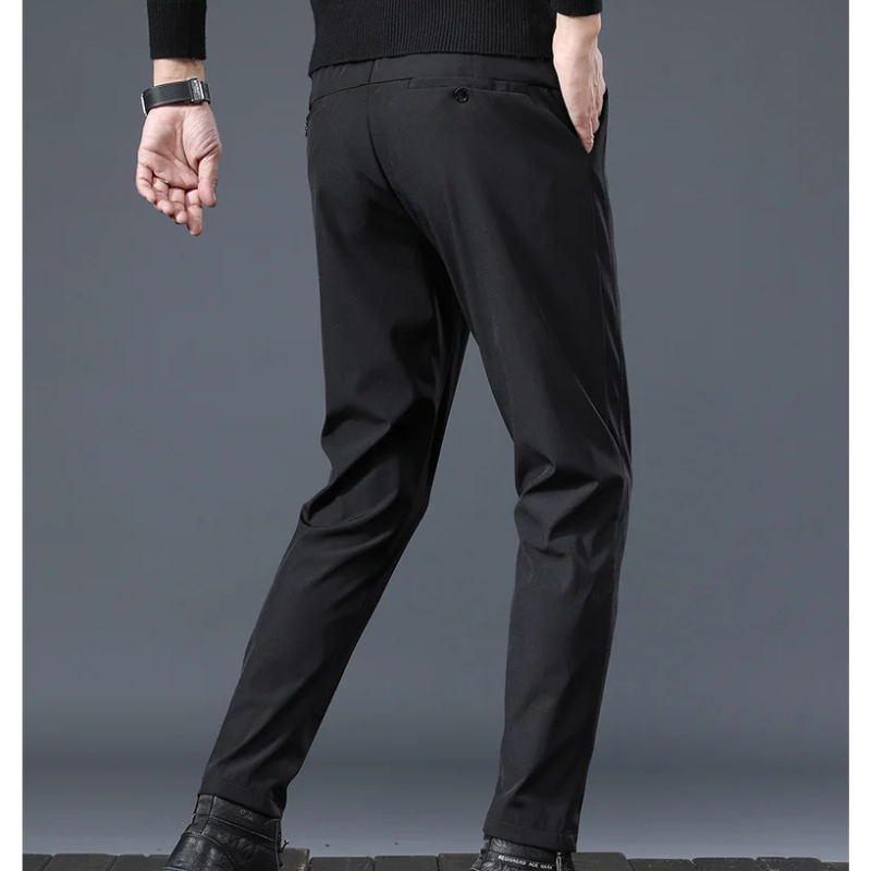 Delbrun -  Heren Pantalon - Comfortabele Broek Met Elastische Tailleband