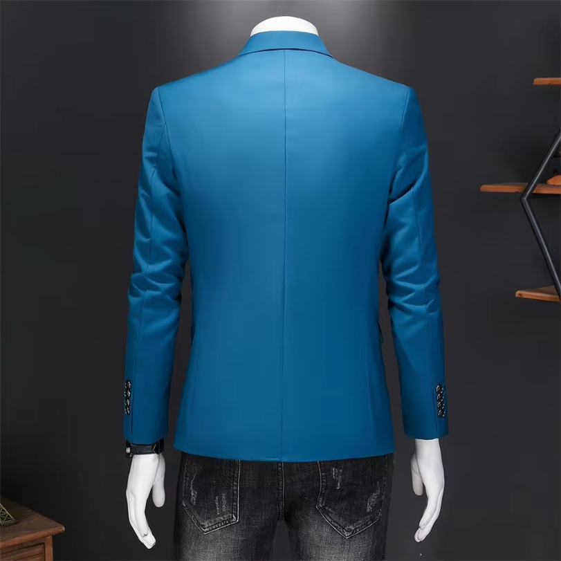 Evander - Heren Colbert - Slim Fit Blazer Met Één Knoop voor Casual Gebruik