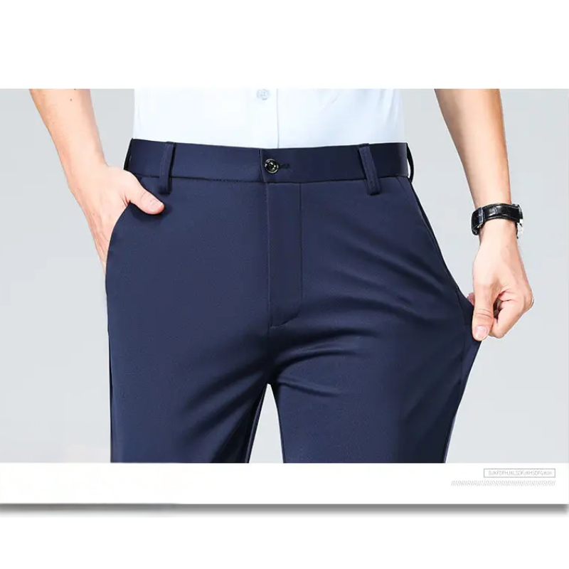 Harldon - Heren Pantalon - Klassieke Slim Fit Broek Voor Kantoor en Formele Gelegenheden