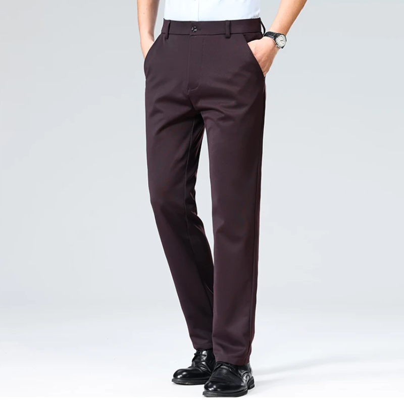 Barwelt - Heren Pantalon - Comfortabele Businessbroek, Rechte Pasvorm