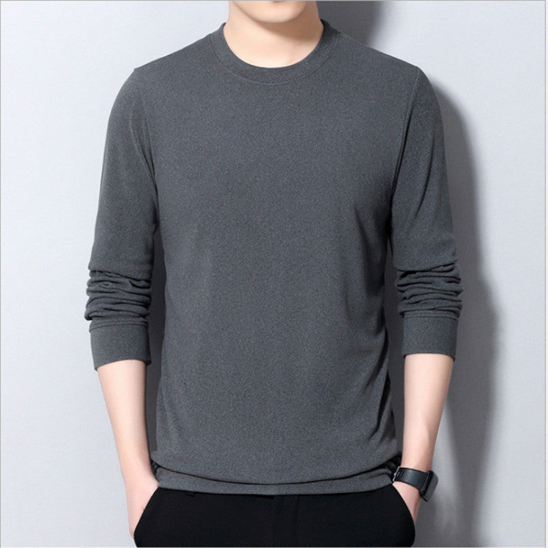 Oliver® gebreide gestreepte heren fleece trui met rits