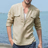 James™ Linnen Overhemd Heren Casual Blazer