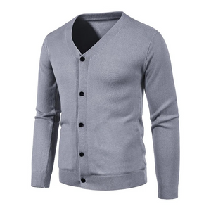 Tarnopt - Heren Vest met Knopen - Lichtgewicht Casual V-Hals Gebreid Model