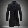 Valture - Klassieke Heren Mantel - Slim Fit Wol Overjas voor de Winter