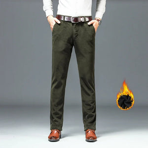 James™ froasted fleece gevoerde stretch herenpantalon