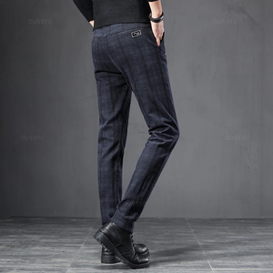 Nordlan - Heren Pantalon Slim Fit – Warme Winterbroek voor Kantoor en Werk