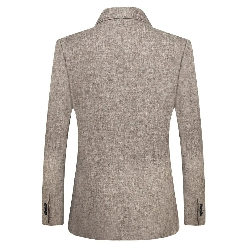 Jernard - Heren Colbert - Slim Fit Linnen Blazer Met Twee Knoopsluiting