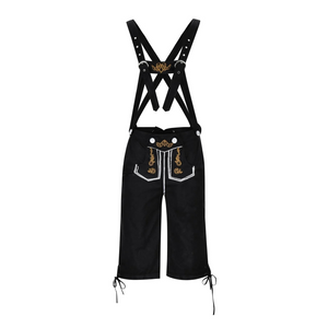 HoutHer - Luxe Lederhosen voor Heren met Kniebroek en Decoratieve Details