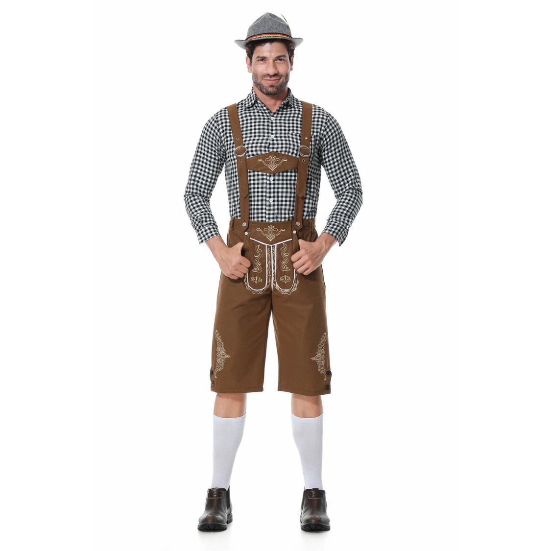 HerLux - Traditionele Heren Lederhosen in Verschillende Stijlen - Feestelijk