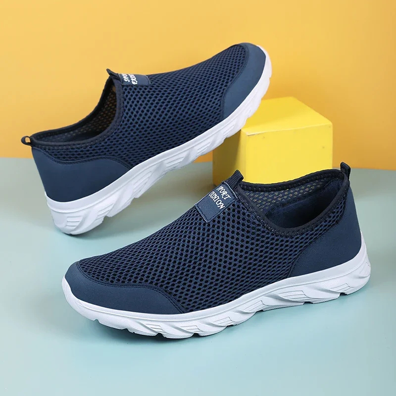 Maxigen - Orthopedische Schoenen Heren - Ademend Slip-On Sneakers met Comfortzool