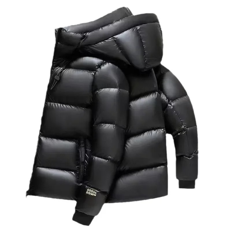 Wornell - Puffer Jacket Heren Lang met Capuchon, Dikke Isolatie, Winter Warm