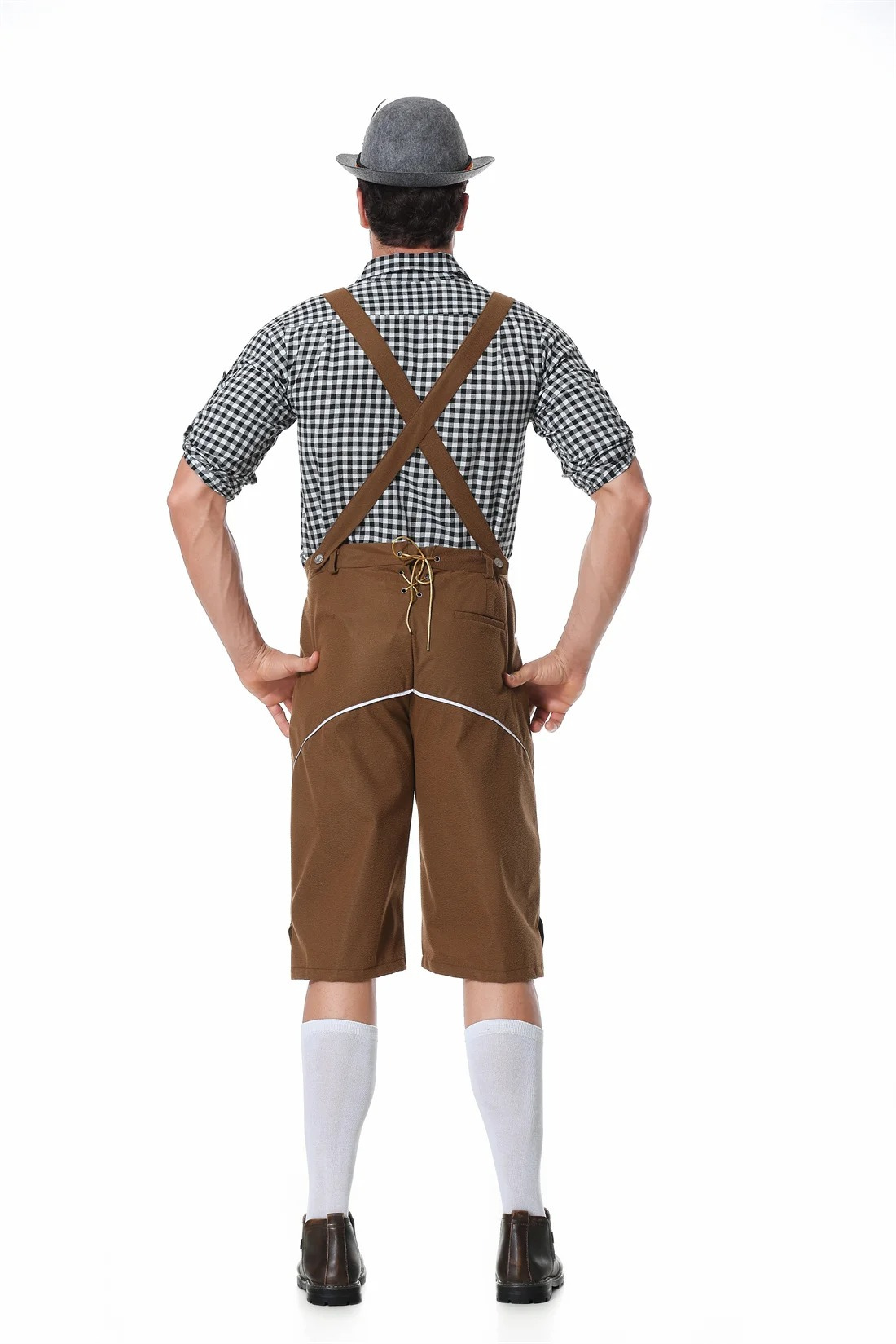 JachtHo - Korte Lederhosen voor Heren - Perfect voor Feesten en Oktoberfest