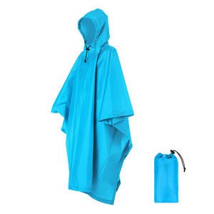 Vlagero - Heren Regenjas Poncho Waterdicht Lichtgewicht met Capuchon