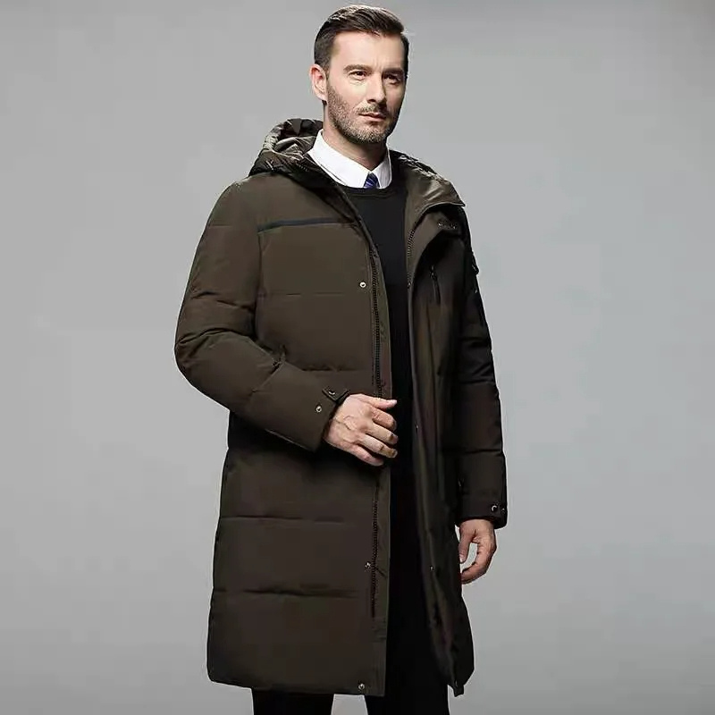 Pakrher - Parka Winterjas Heren – Lang Model met Capuchon en Warme Voering