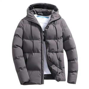 Pravoro - Puffer Jacket Heren met Capuchon, Dikke Isolatie, Winddicht & Winterklaar