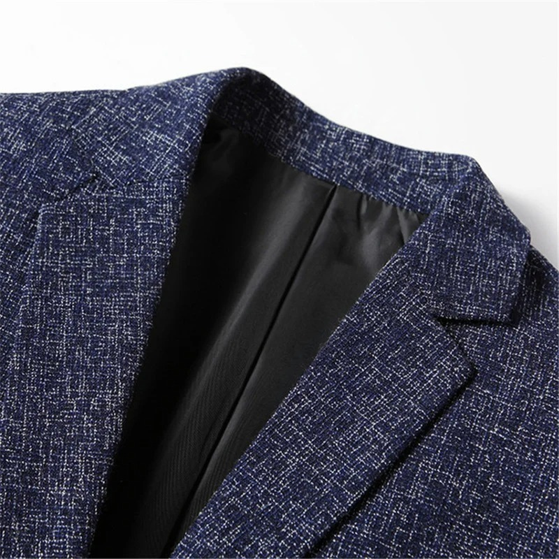 Lavrico - Heren Colbert - Slim Fit Blazer Met Twee Knoopsluiting en Textuur