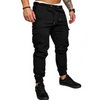 Zilverp - Cargo Broek Heren – Sportieve Joggingbroek met Zakken, Elastische Taille