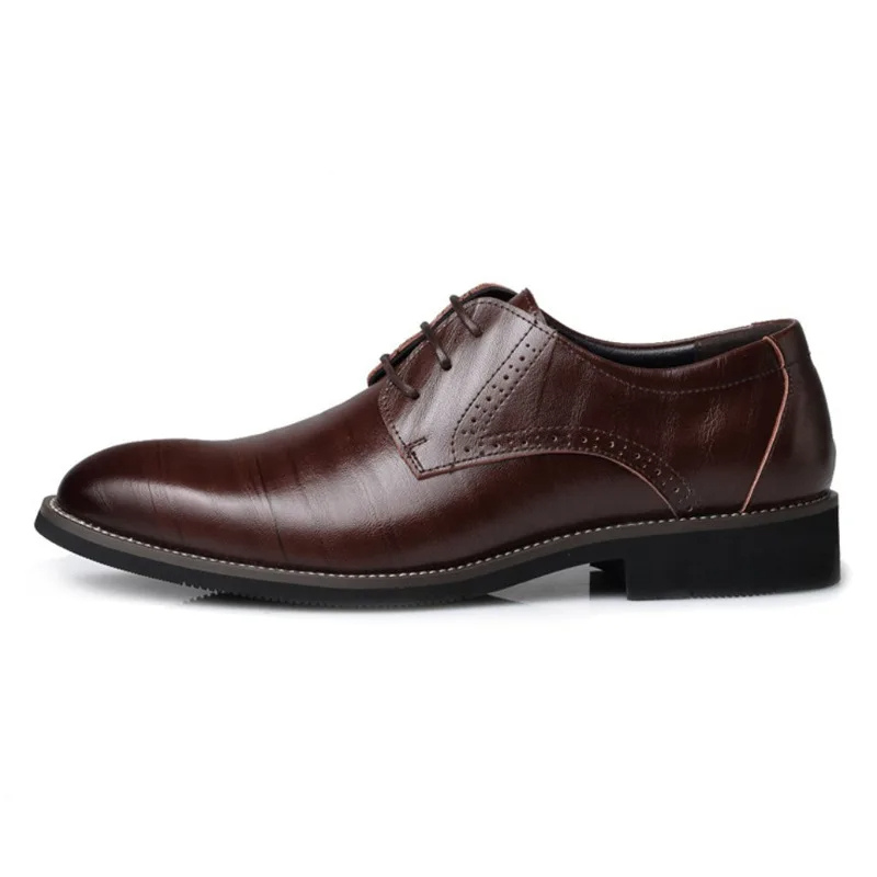 Brellex - Nette Heren Schoenen Leren Oxford met Klassieke Vetersluiting