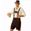 JagerHo - Heren Lederhosen Kostuum Set met Overhemd - Perfect voor Feestjes