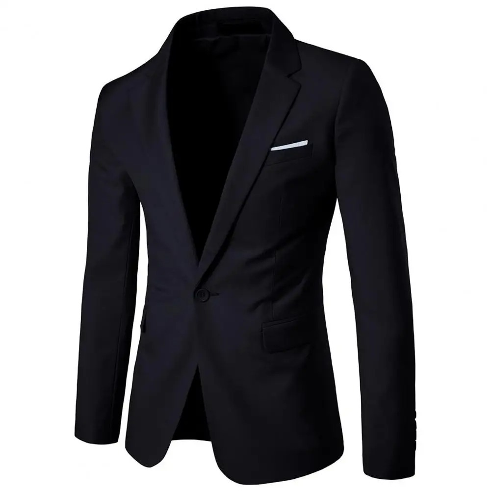 Zonberg - Heren Colbert - Slim Fit Blazer Met Één Knoop voor Zaken