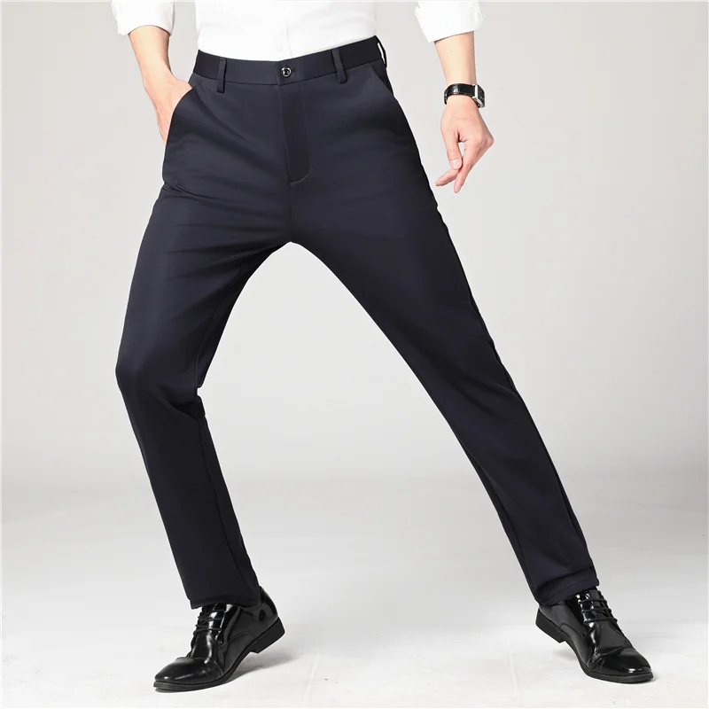 Eldwear - Heren Pantalon Stretch Slim Fit voor Kantoor met Zijzakken