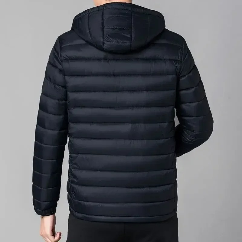 Marvlek - Puffer Jacket Heren Lichtgewicht met Capuchon, Winddicht, Opvouwbaar & Warm