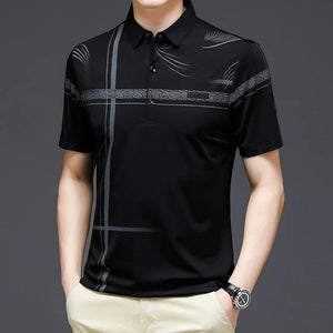 James™ Cool geborduurd ademend heren polo shirt