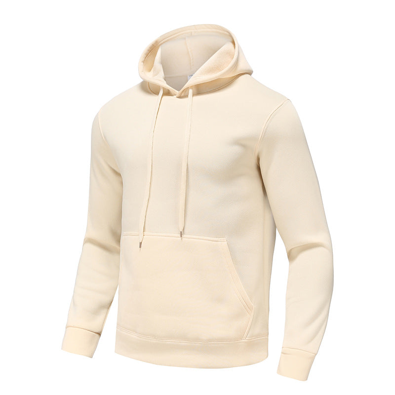 Oliver® Heren hoodie| wollen met rits effen kleur