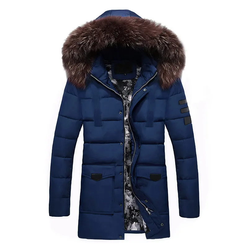 Horwind - Parka Winterjas Heren – Lang Model met Bontkraag en Warme Voering