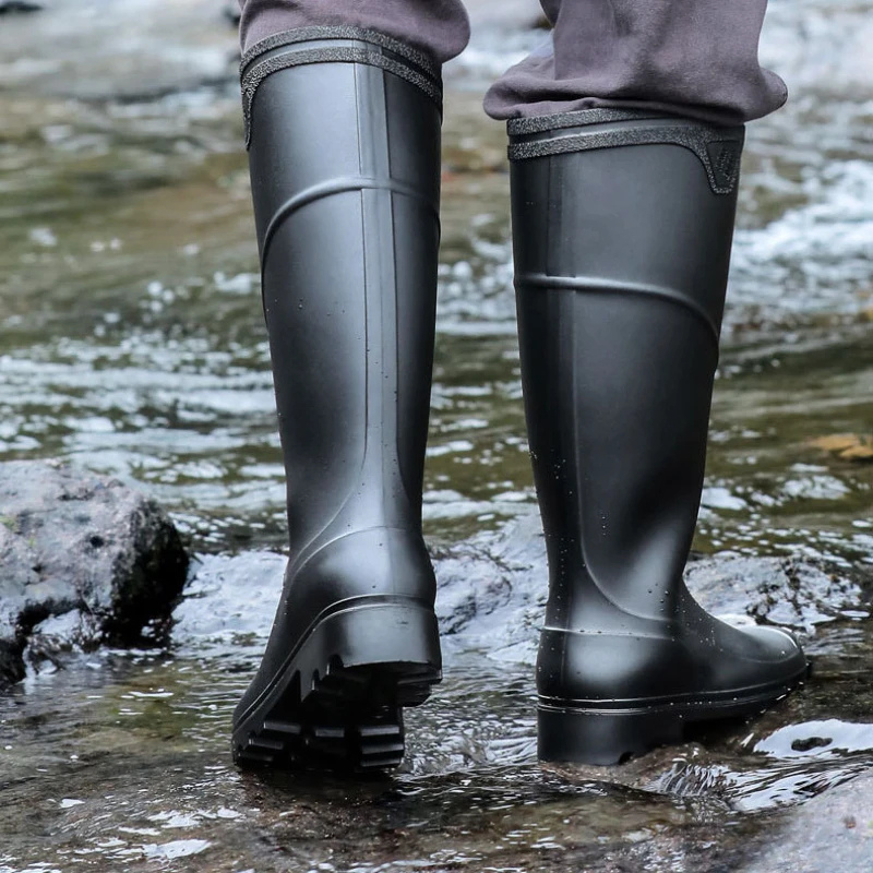 Drenkel - Heren Regenlaarzen – Waterdicht en Antislip voor Wandelen