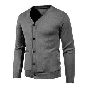 Tarnopt - Heren Vest met Knopen - Lichtgewicht Casual V-Hals Gebreid Model