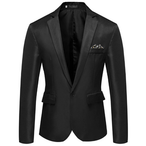 Zonberg - Heren Colbert - Slim Fit Blazer Met Één Knoop voor Zaken