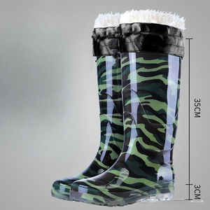 Scheldt - Sterke Heren Regenlaarzen met Camouflage Design en Antislip Zolen