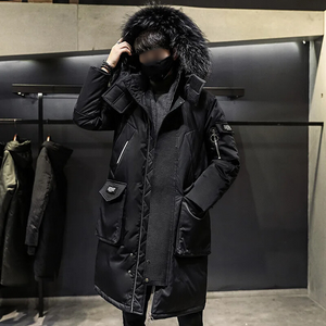 Oudheer - Parka Winterjas Heren – Lang Model met Bontkraag en Winddichte Voering