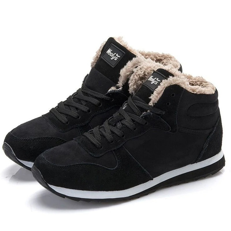 Friluxx - Winterlaarzen voor Dames, Warme Fleecegevoerde Sneakers met Antislipzool