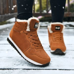 Landvik - Winterlaarzen voor Dames – Warme Sneakers met Bontvoering en Antislipzool