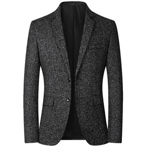 Lavrico - Heren Colbert - Slim Fit Blazer Met Twee Knoopsluiting en Textuur