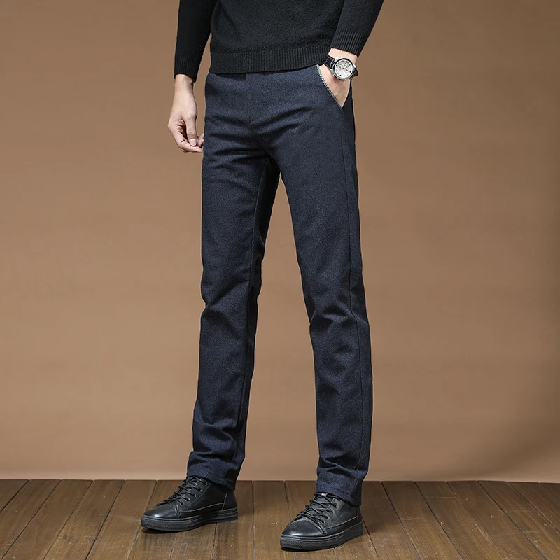 Valbrot - Heren Pantalon Slim Fit – Geruite Winterbroek voor Kantoor en Werk