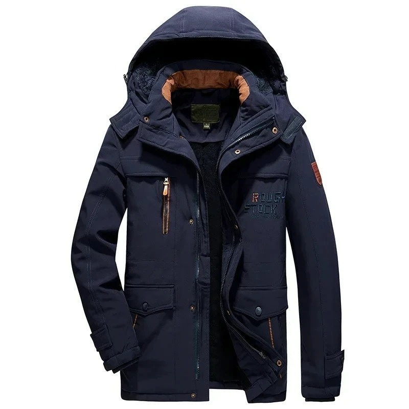 Frostor - Winddichte Parka Winterjas Heren met Afneembare Capuchon