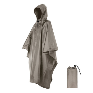 Vlagero - Heren Regenjas Poncho Waterdicht Lichtgewicht met Capuchon