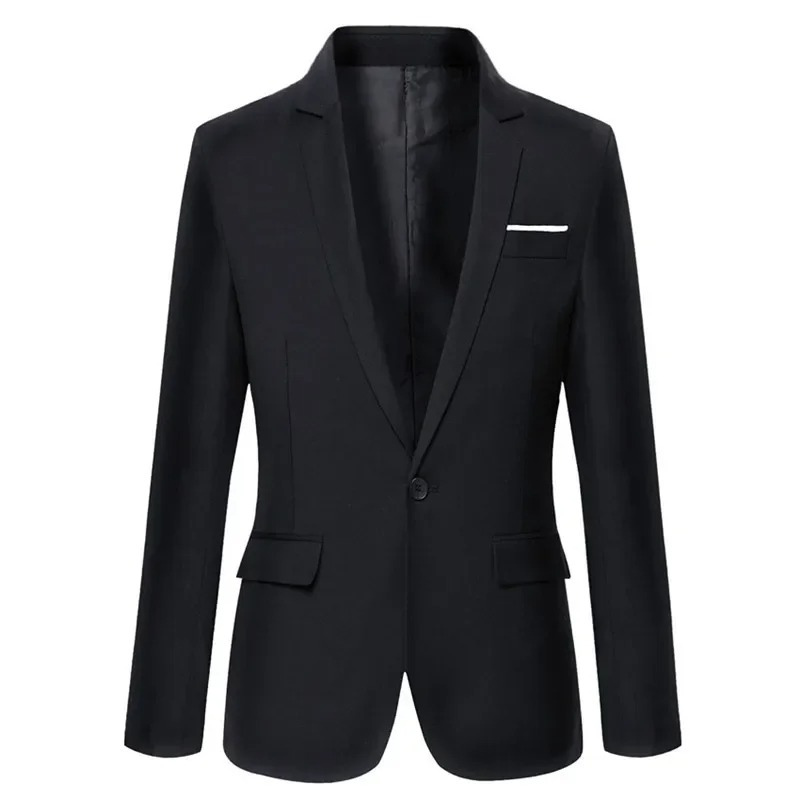 Neviron - Heren Colbert - Slim Fit Blazer Met Één Knoop voor Zaken