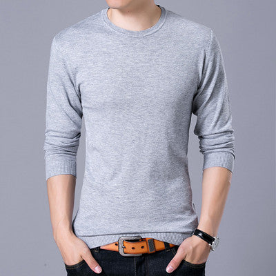 Oliver® Heren Trui O-hals Slim Fit Breien