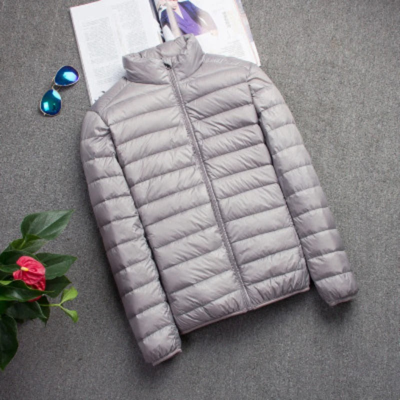 Oliver® ultradunne lichtgewicht slanke heren gewatteerde jas