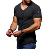 JAMES Casual T-shirt met V-hals voor mannen