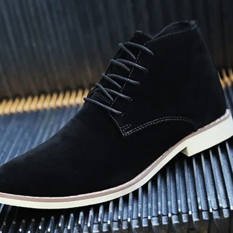 Sterhor - Moderne Heren Boots van Suède, Comfortabele Enkelhoge Schoenen