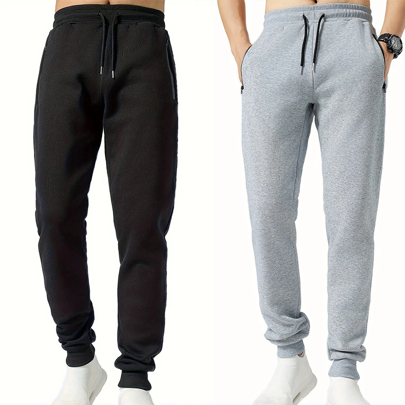 Athleon - Joggingbroek Heren - Warme Fleece Sweatpants met Koordsluiting