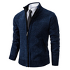 Frovell - Heren Vest met Rits - Casual Geribde Gebreide Cardigan