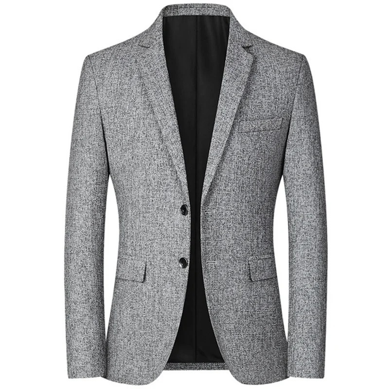 Lavrico - Heren Colbert - Slim Fit Blazer Met Twee Knoopsluiting en Textuur