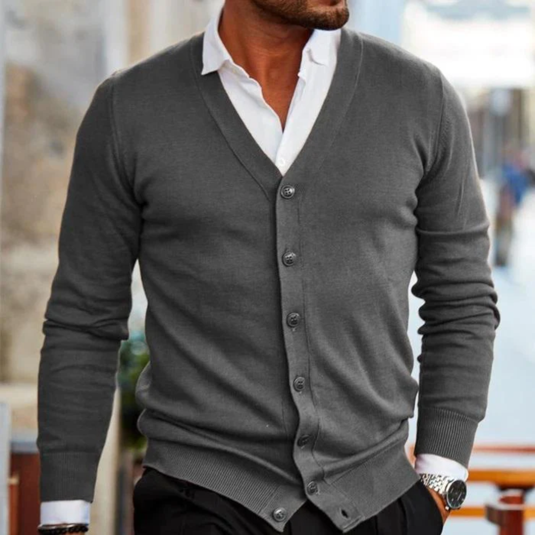 JAMES Casual cardigan voor mannen